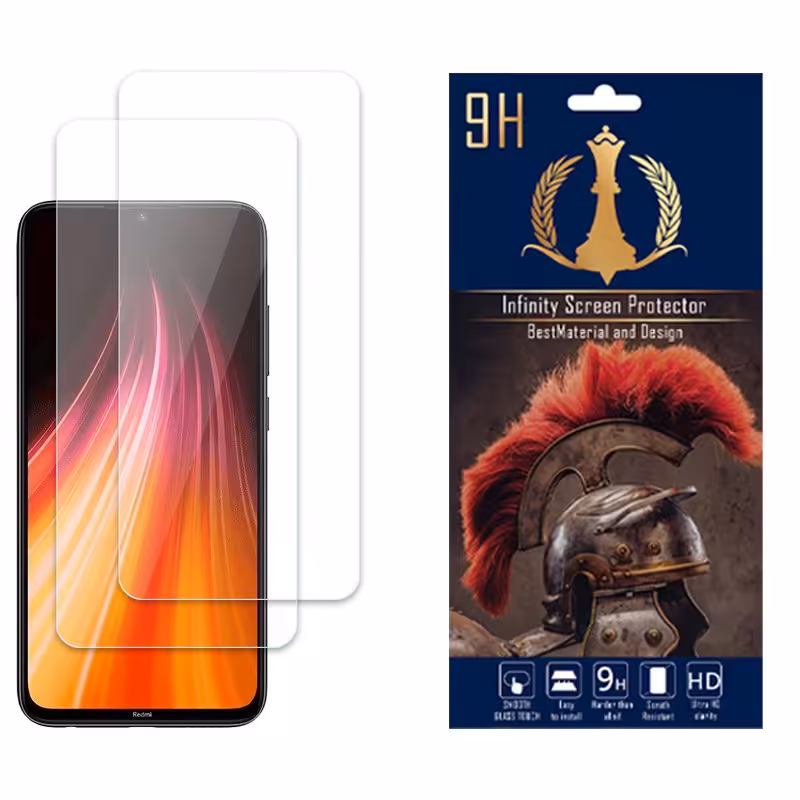 محافظ صفحه نمایش اینفینیتی مدل NANOمناسب برای شیائومی Redmi Note 8بسته دو عددی