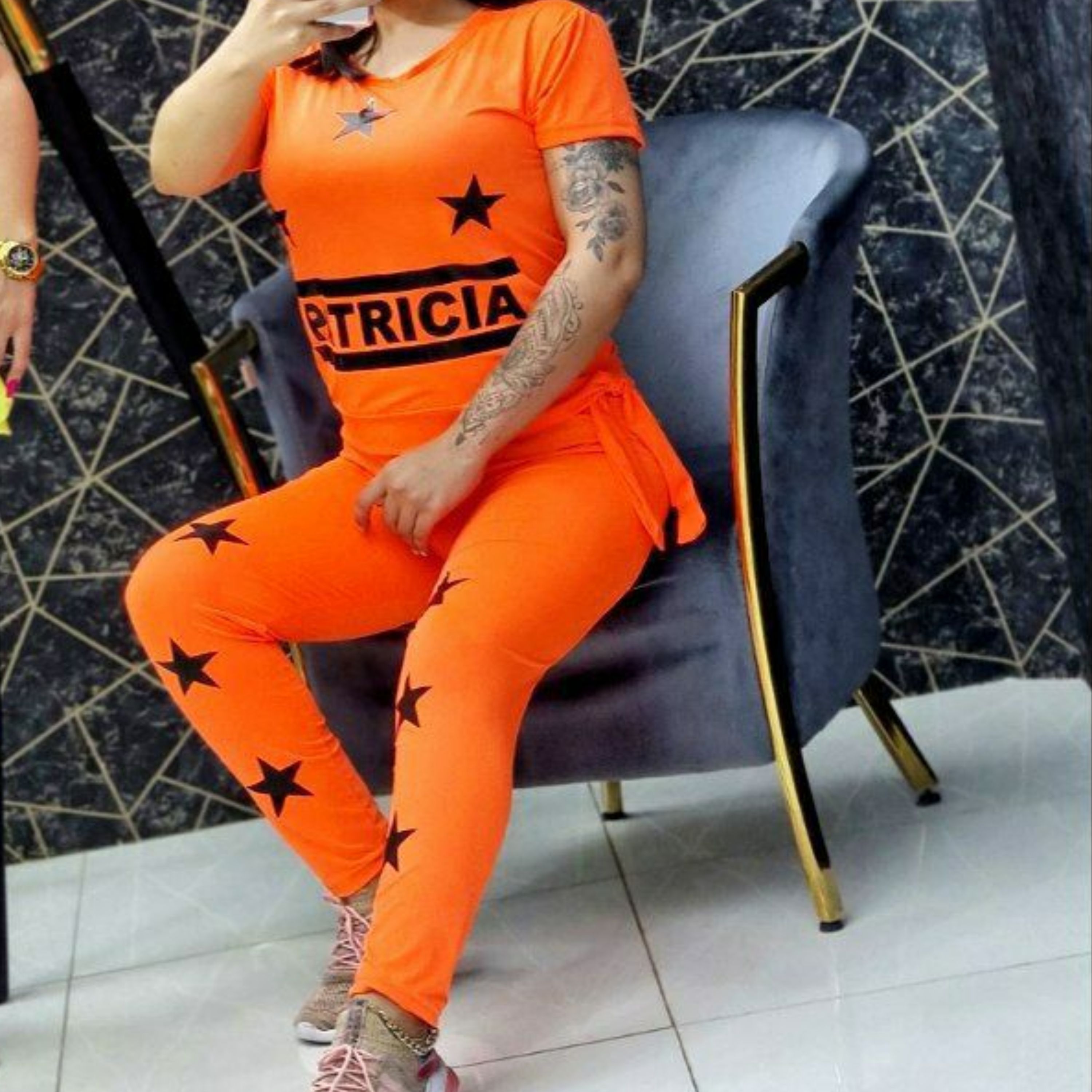تیشرت شلوار ستاره (فلامنت)