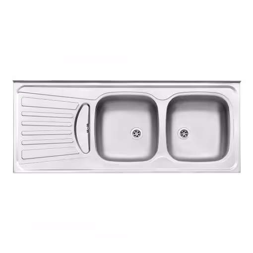 سینک استیل البرز مدل 260 روکار 50 سانتی متری