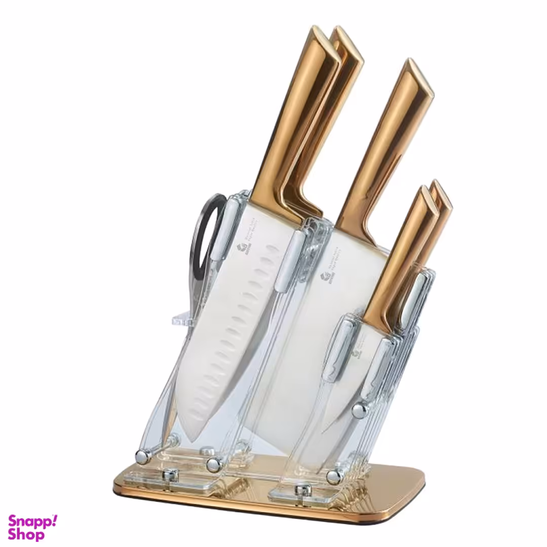 سرویس چاقو 7 پارچه جی فی نی مدل W.S.R.7