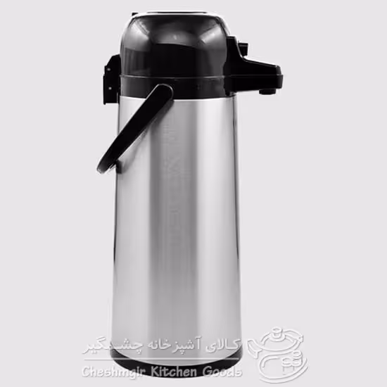 فلاسک 2/5 لیتری پمپی استیل شیشه داریونیک مدل UN-9101