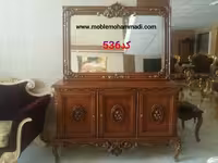 آینه کنسول چوب راش کد536