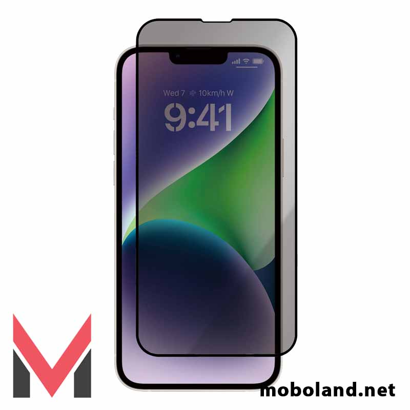 قیمت گلس تمام صفحه پرایوسی اپل آیفون iPhone 14 - موبولند
