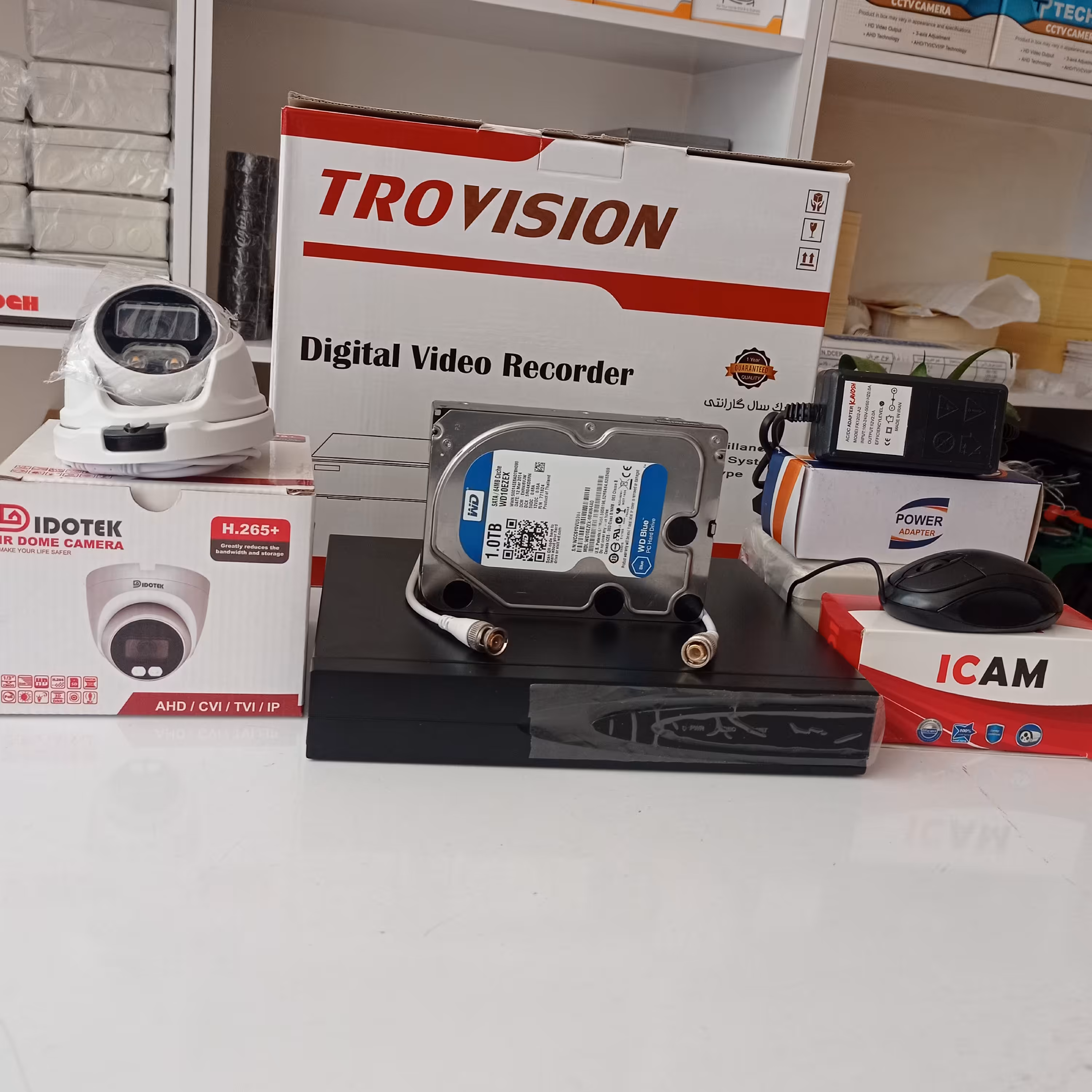 دوربین مداربسته فلزی  پک کامل یک عددی 5 سال ضمانت 