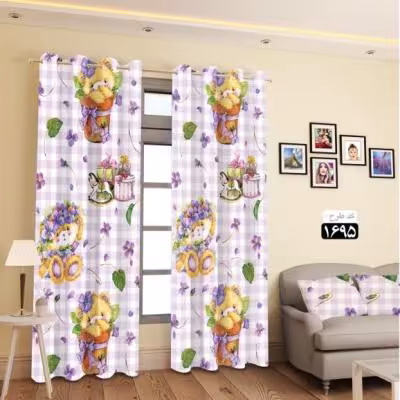 پرده تصویری طرح تدی شاد