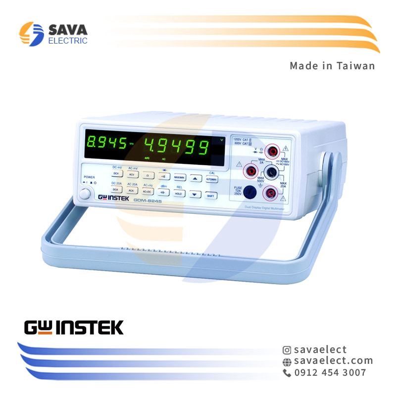 خرید مولتی متر رومیزی دیجیتال GDM-8245 گودویل تایوان | ساوا الکتریک