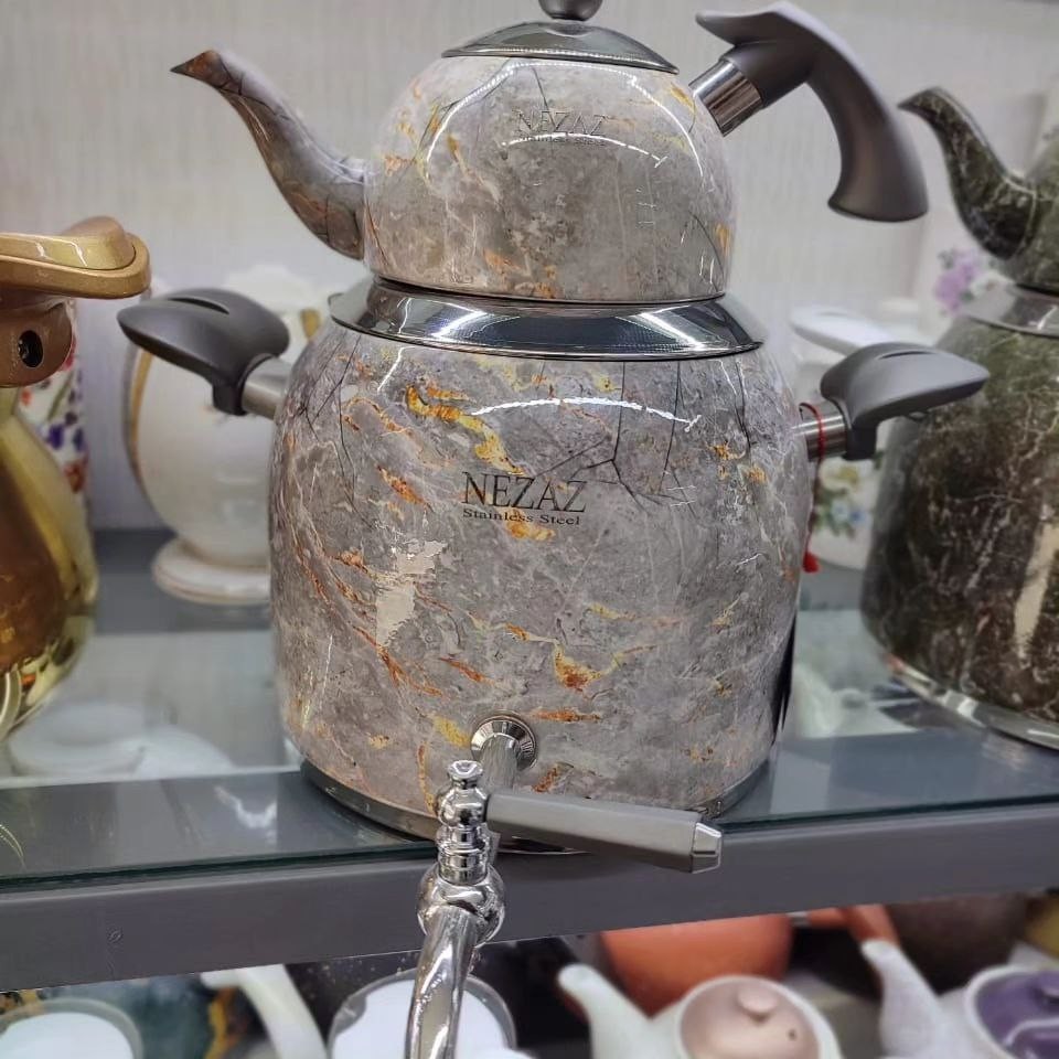 کتری قوری های بدنه رنگی برند نزاز