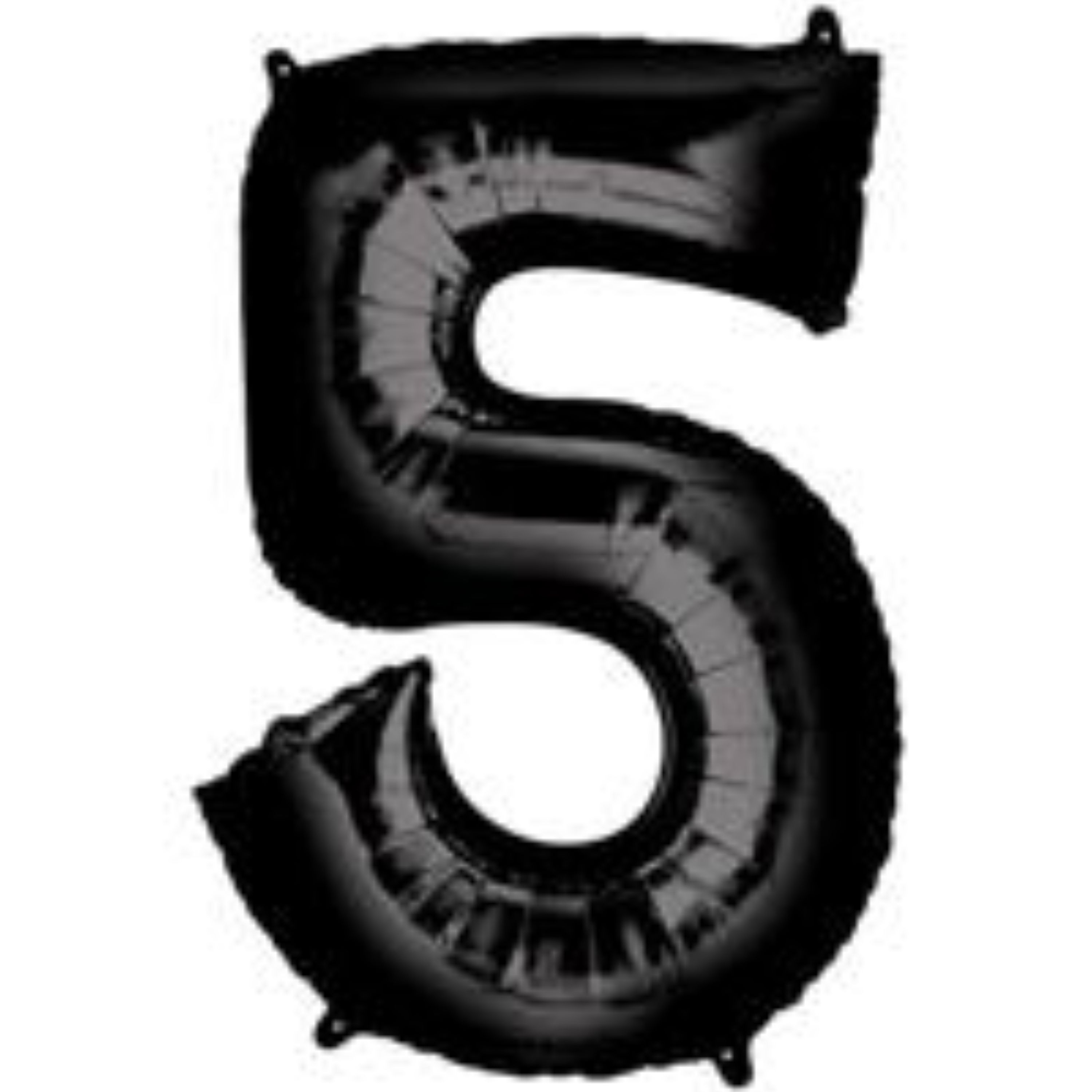 بادکنک فویلی 32 اینچ مشکی عدد 5