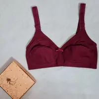 سوتین نخی برند پوشینه سایز 90 و 95و100 پارچه آنتی باکتریال بی فنر جنس صددرصد پنبه کاپ بی 3ردیف قزن دو تایی ارسال رایگان 