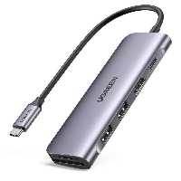 هاب 6 و 7 پورت USB-C یوگرین مدل CM195