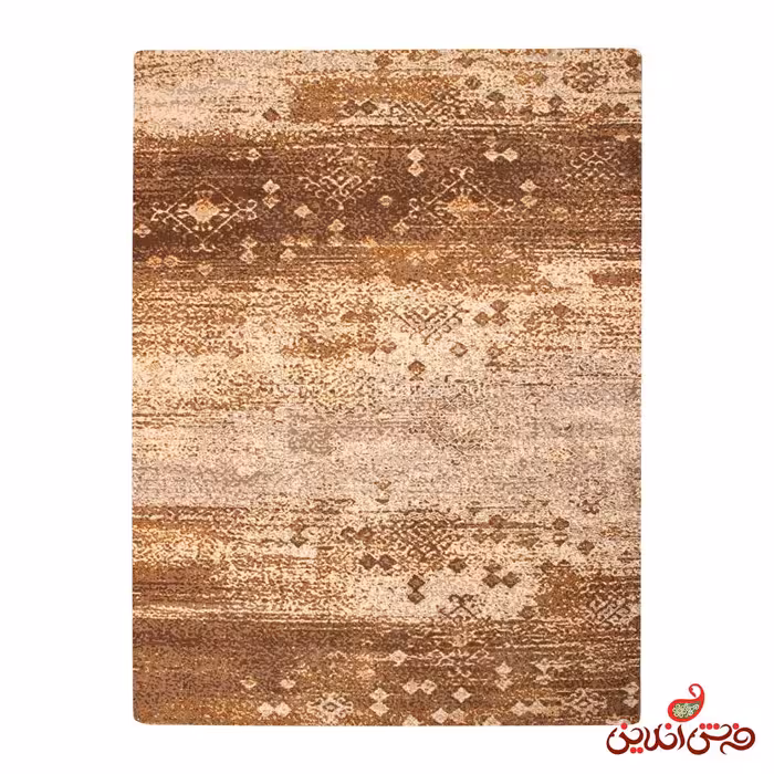 فرش ساوین طرح نعنا کرم