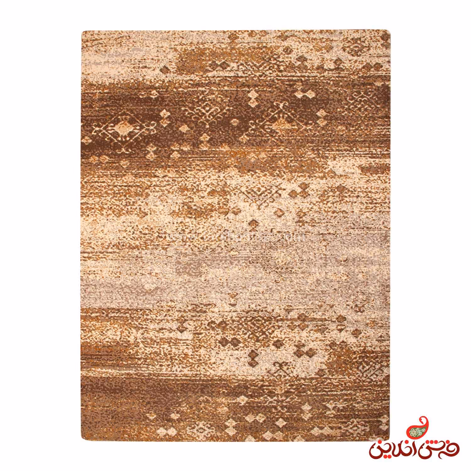 فرش ساوین طرح نعنا کرم
