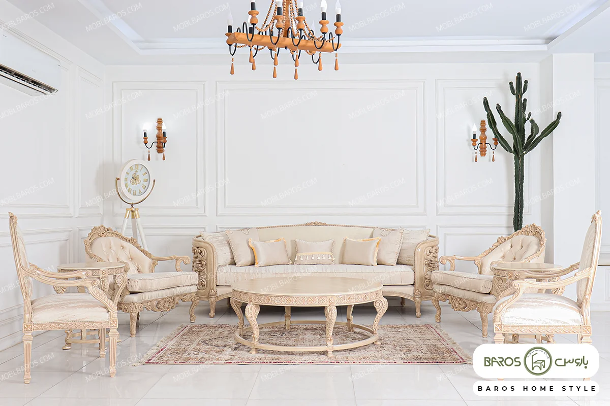 مبل کلاسیک طرح جدید مدل الینا کد 4