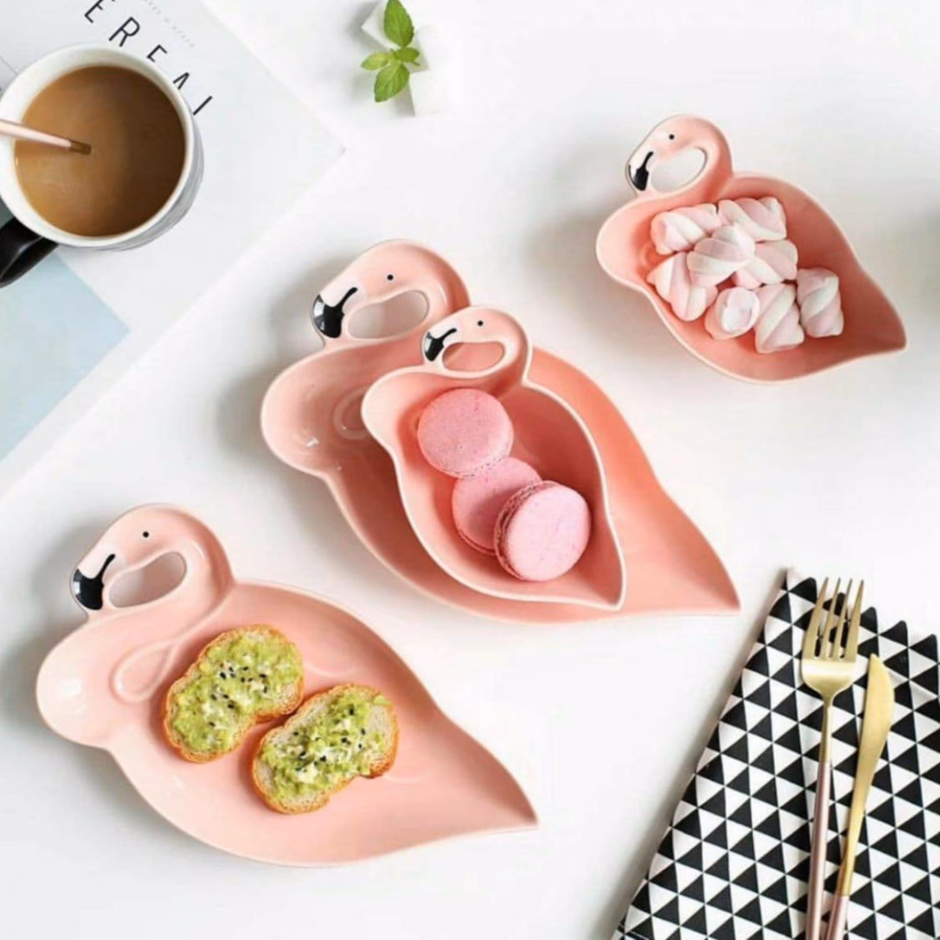 ظرف سرامیکی فلامینگو سایز بزرگ