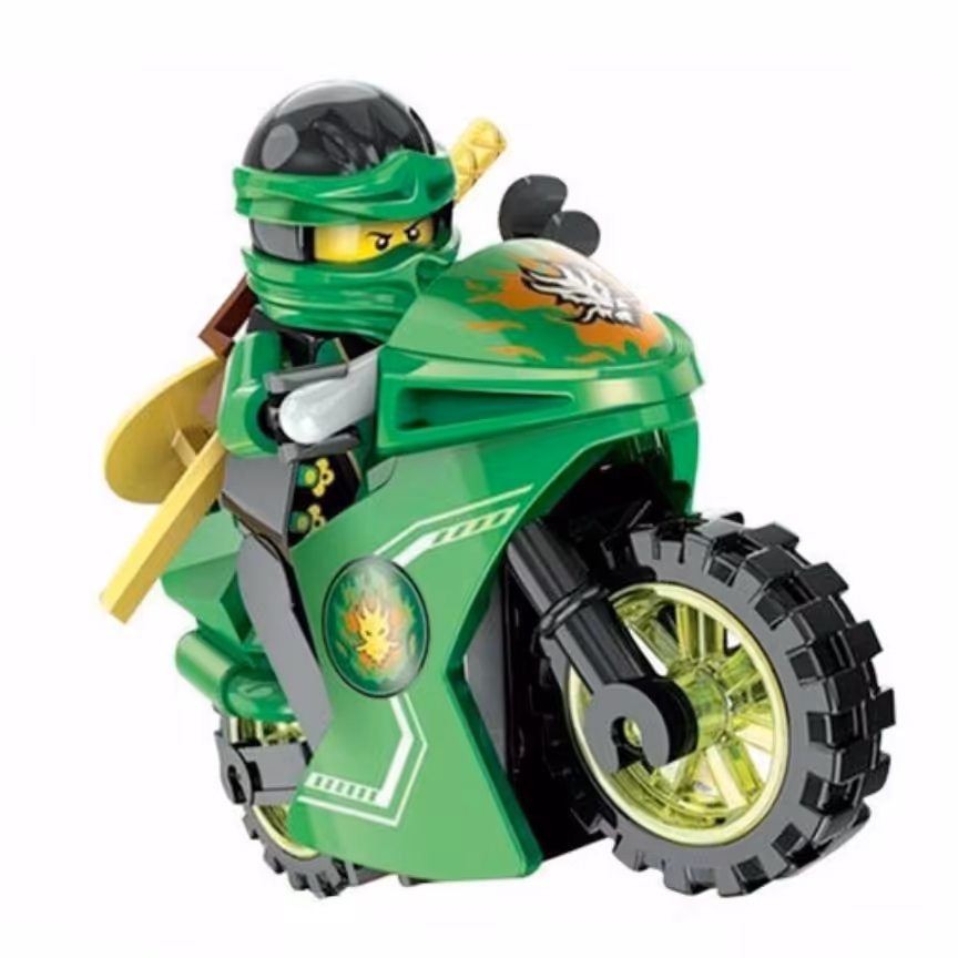 لگو نینجاگو سبز جعبه دار مارک دکول با موتور لگویی