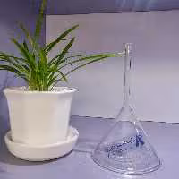 قیف شیشه ای 10 سانتی