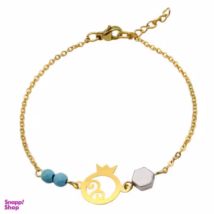 دستبند طلا 18 عیار زنانه مانچو طرح انار کد bfg182