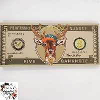 پالت سایه 24 رنگ طرح دلار آیگودکو (IGOODCO) مدل Five BankNote (گوزن)