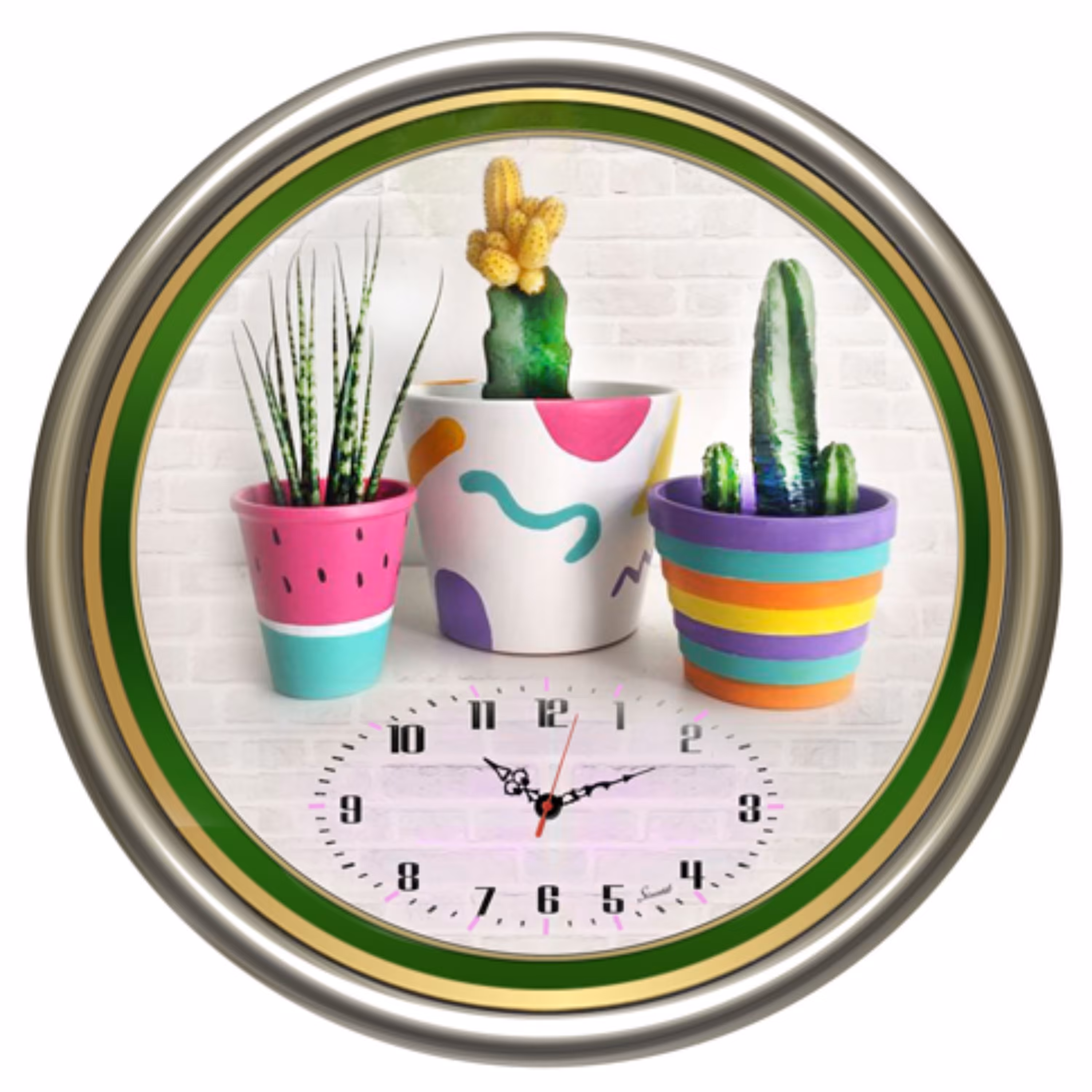 ساعت رومیزی طرح کاکتوس کد 164