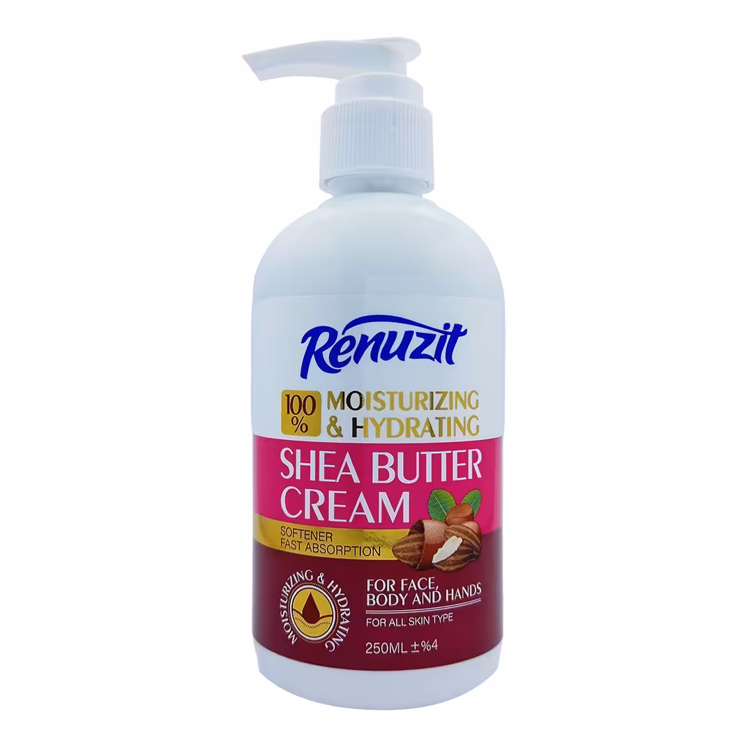 کرم آبرسان و مرطوب کننده رینوزیت حاوی روغن شی باتر حجم 250 میلی لیتر