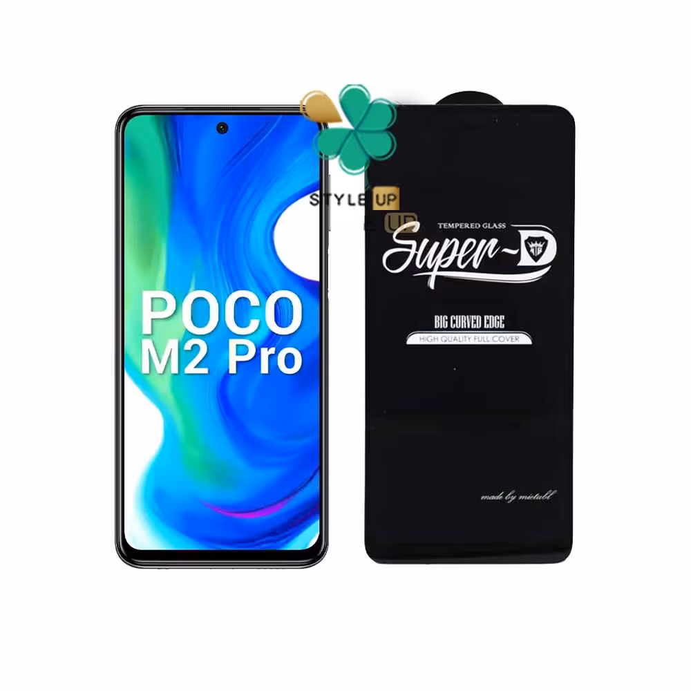 گلس گوشی شیائومی Xiaomi Poco M2 Pro تمام صفحه Super D