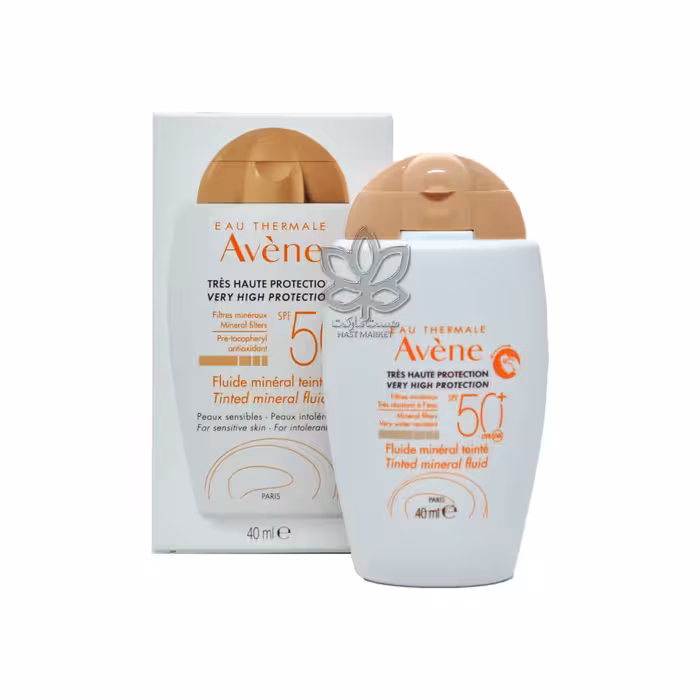 کرم ضد آفتاب رنگی 40 میل تینتد مینرال فلوید  spf50 اون - avene