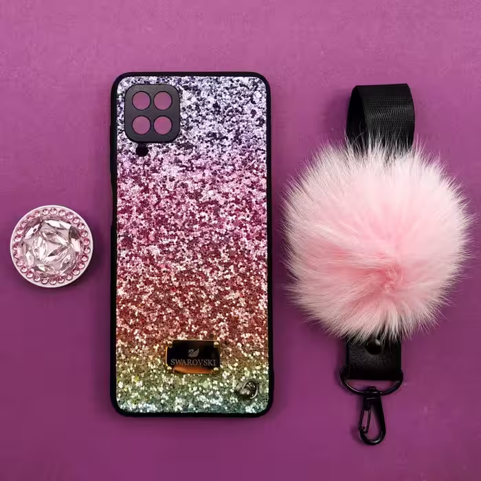 قاب گوشی پام پام 3رنگ مناسب برای گوشی  سامسونگ GALAXY A22 4G همراه پاپسوکت