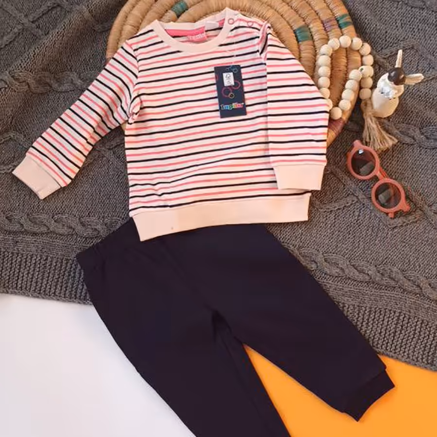 ست بلوز دورس و شلوار دخترانه از برند لوپیلو 