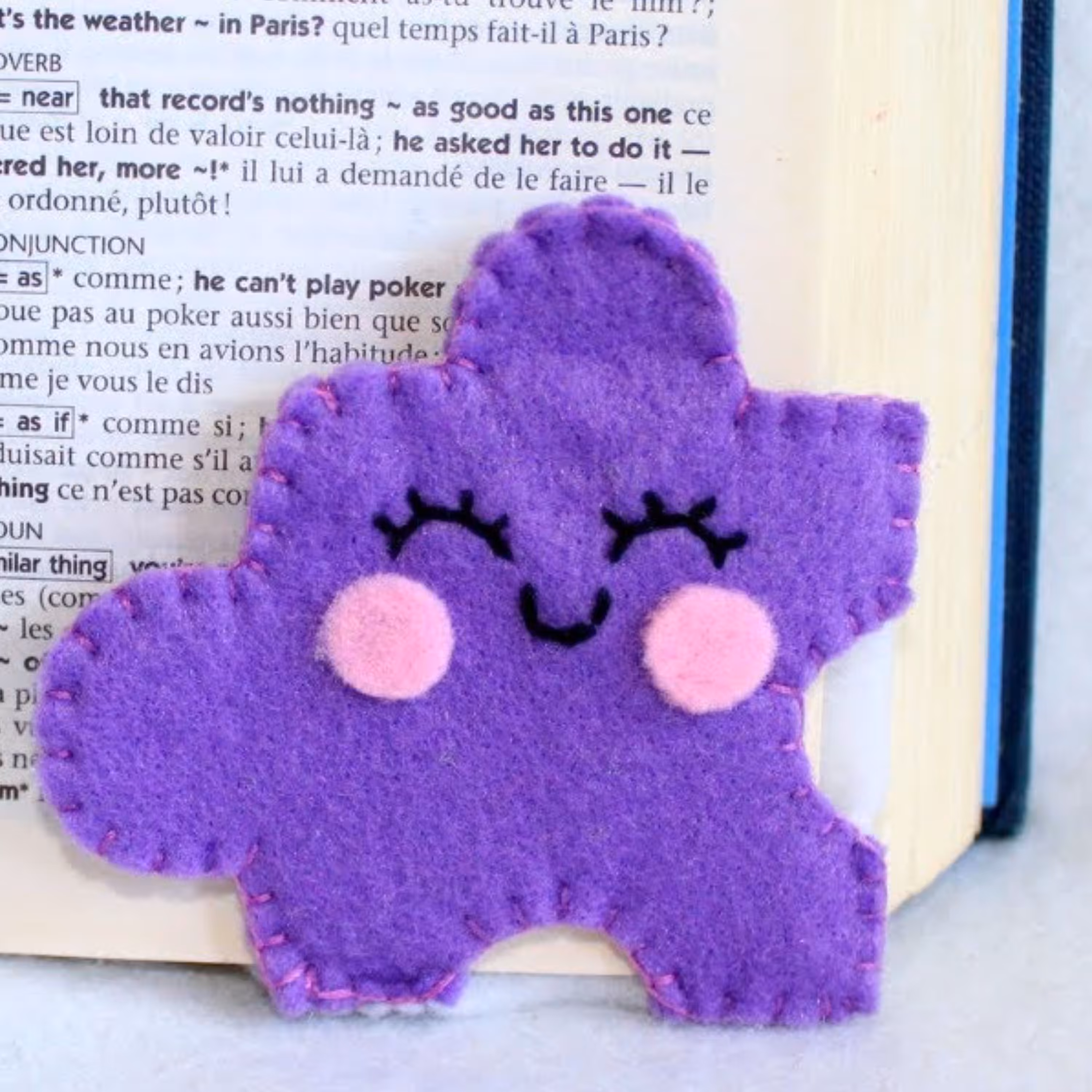 بوک مارک نمدی (طرح پازل)