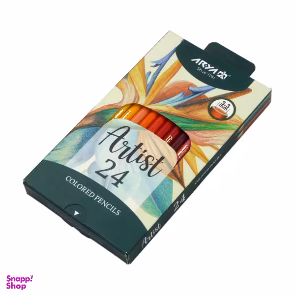 مداد رنگی 24 رنگ آریا مدل آرتیست