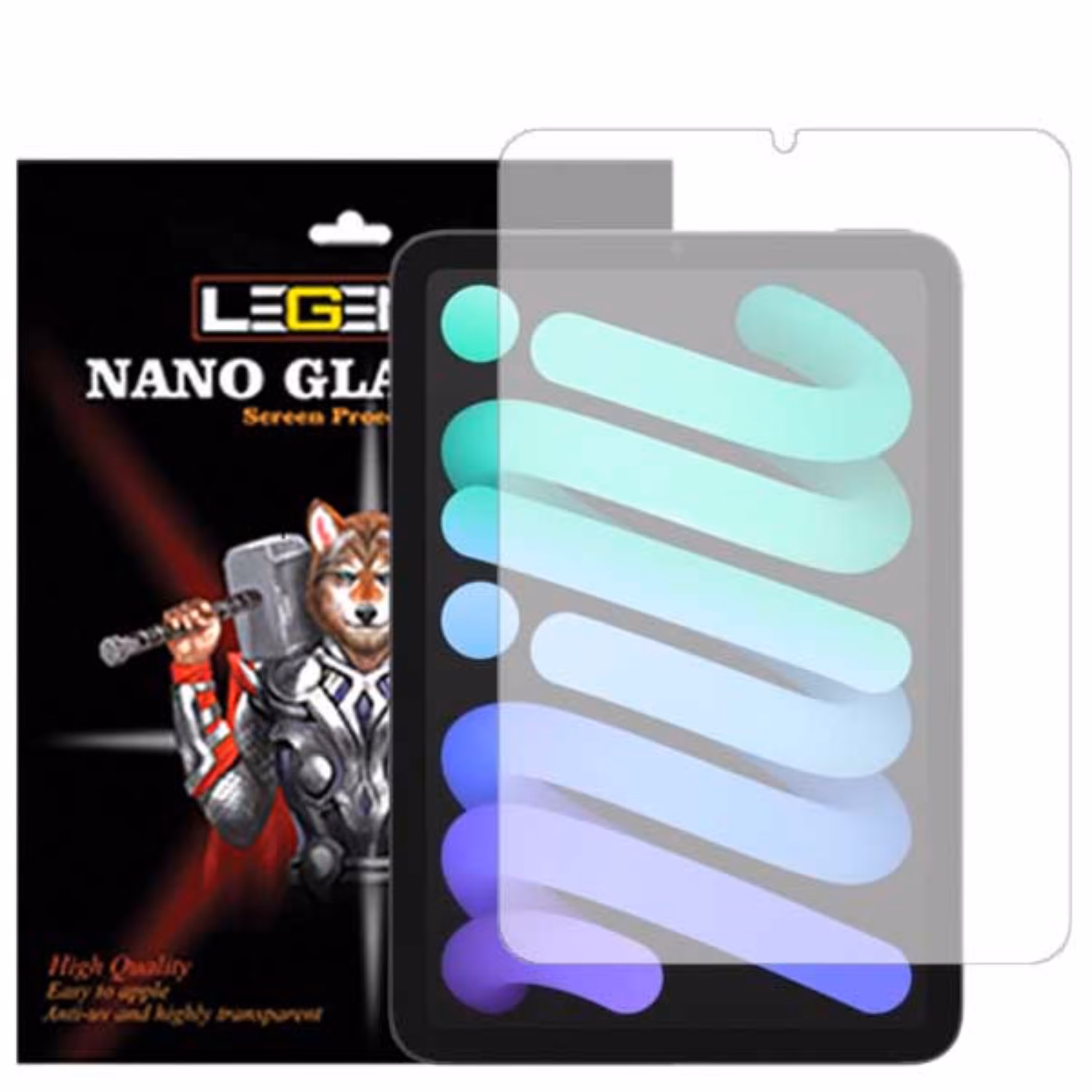 محافظ صفحه نمایش نانوگلس مدل LEGEND مناسب تبلت اپل Ipad Mini6