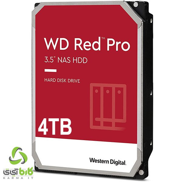 هارد اینترنال وسترن دیجیتال مدل Red Pro 4TB - فروشگاه کارما آیتی