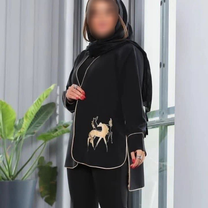 مانتو مدل طرح اسب