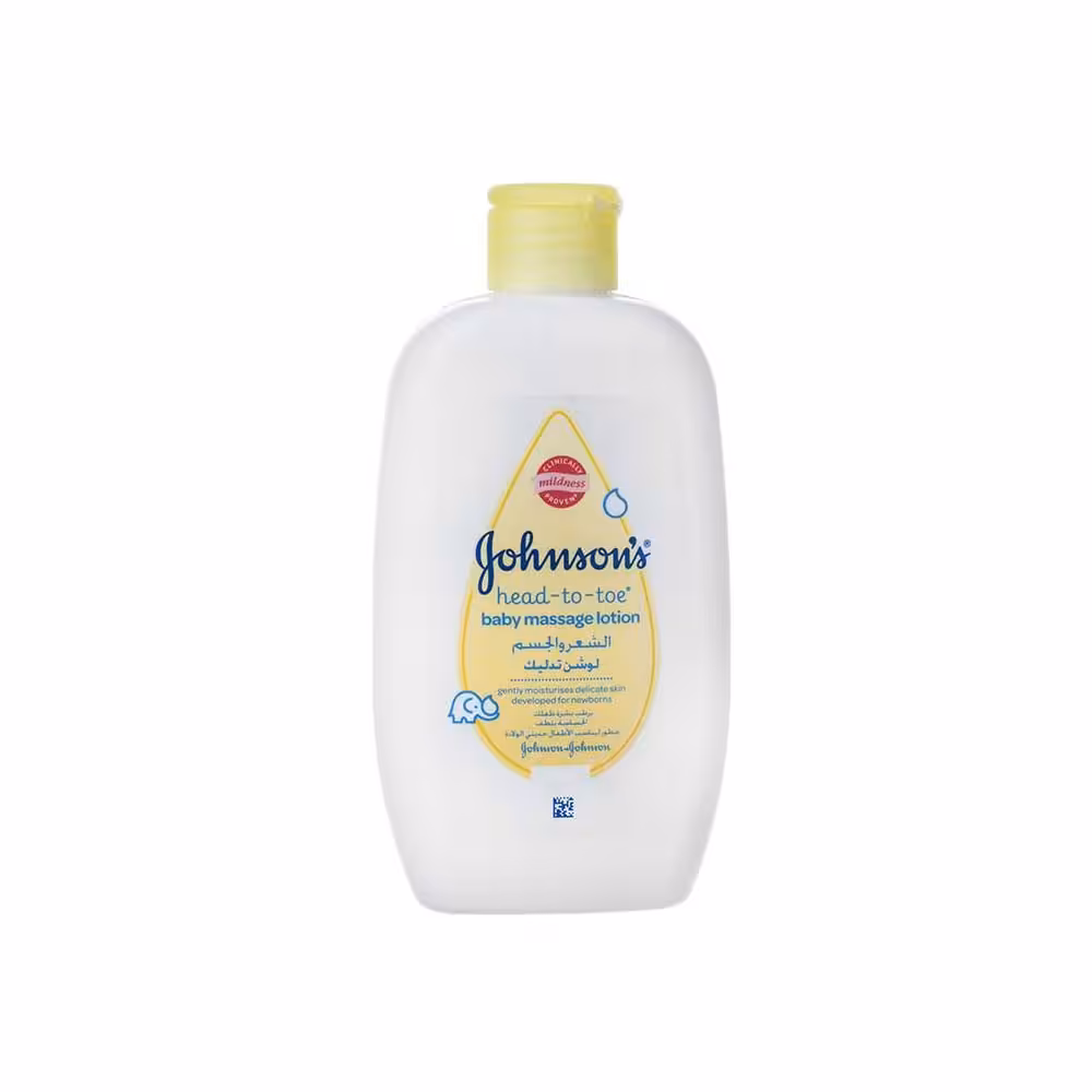 لوسیون ماساژ بدن کودک جانسون Johnsons ظرفیت 200 میلی لیتر