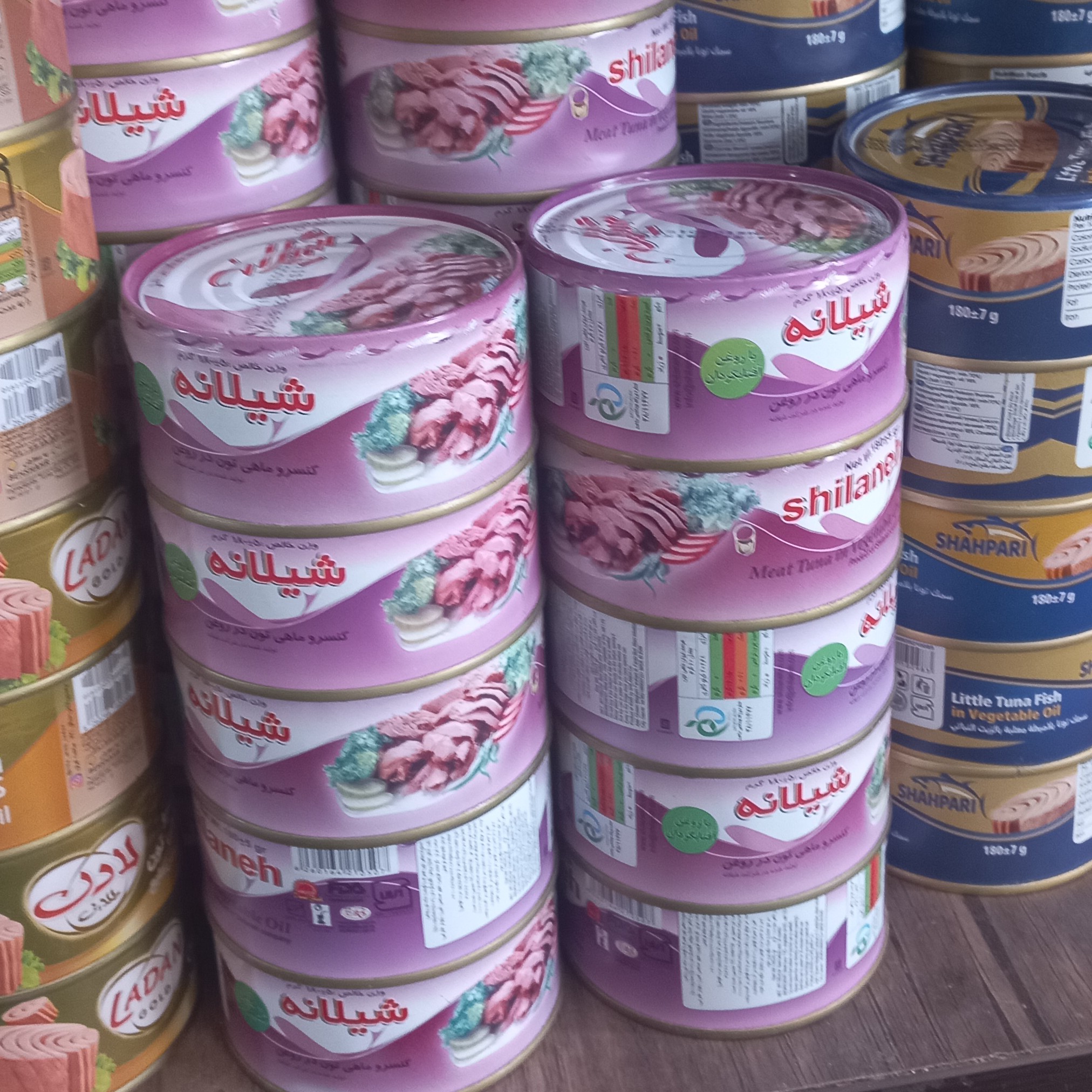 تن ماهی شیلانه 180 گرم ( باروغن آفتابگردان)