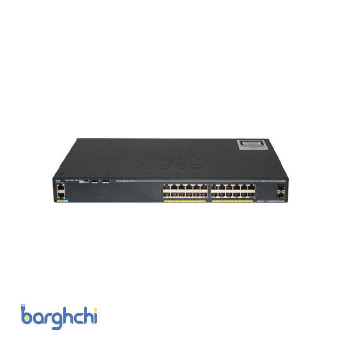 سوییچ شبکه 24 پورت سیسکو مدل WS-C2960X-24TS-LL