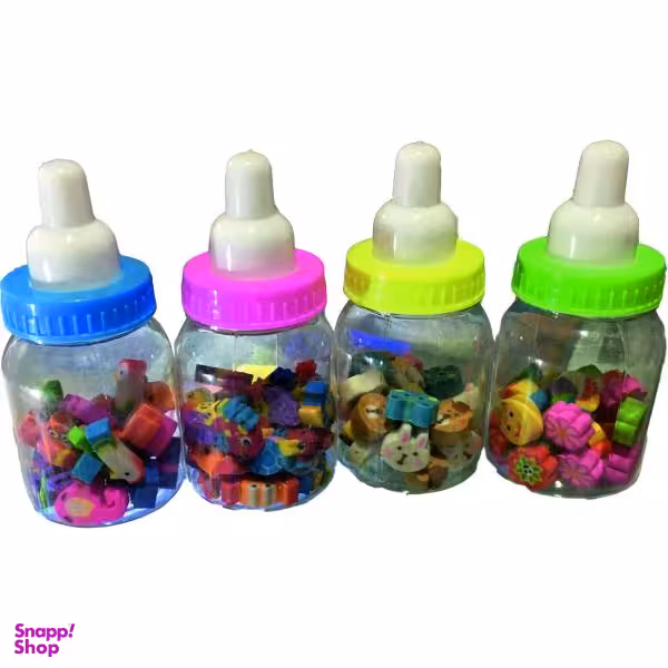 پاکن کن طرح شیشه شیر بسته 4 عددی