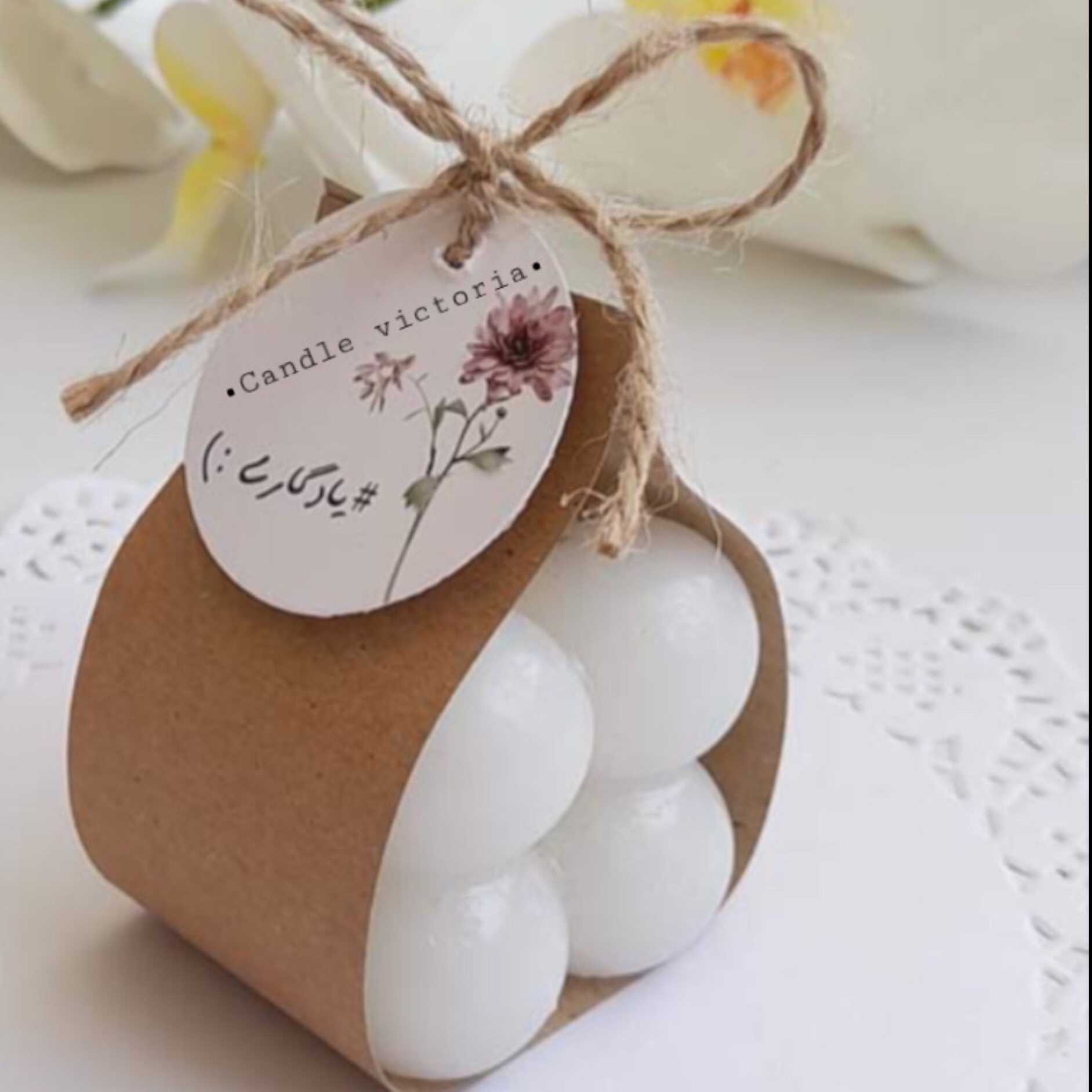 گیفت شمع عقد و عروسی