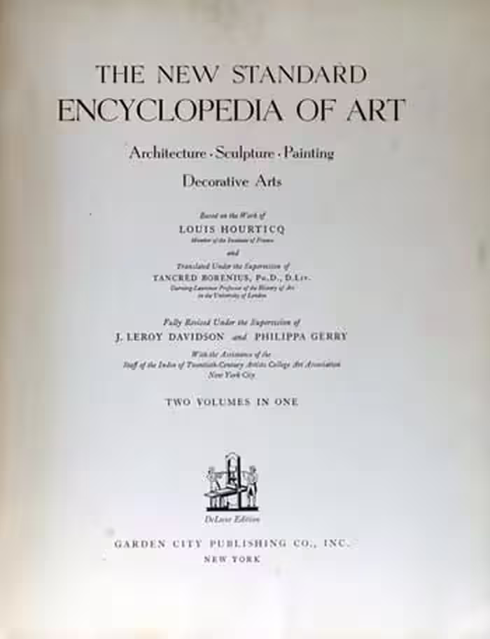 󾕇 دانلود کتاب The New Standard Encyclopedia Of Art - Architecture, Sculpture, Painting, Decorative Arts, 1939 - دانلود کتاب های دانشگاهی