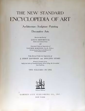󾕇 دانلود کتاب The New Standard Encyclopedia Of Art - Architecture, Sculpture, Painting, Decorative Arts, 1939 - دانلود کتاب های دانشگاهی