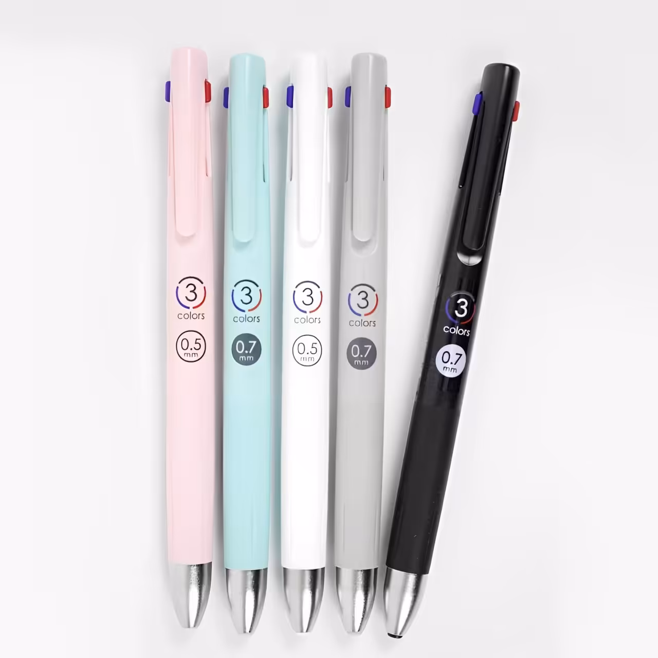 خودکار 3 رنگ 0.5 و 0.7 فشاری زبرا مدل blen