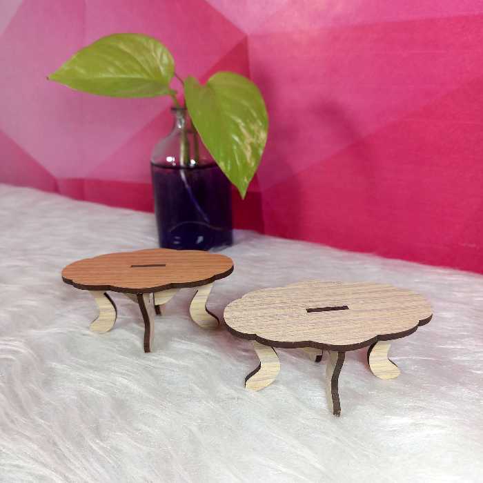 ماکت میز متوسط کد 10-ماکت میز چوبی-ماکت صندلی-ماکت چوبی-ماکت معماری-ماکت گلدونه