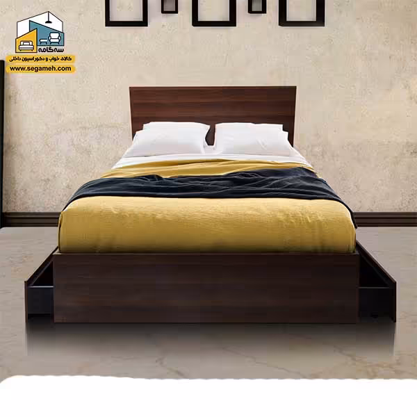 تخت خواب دونفره کد BDP29 - فروشگاه سه گامه