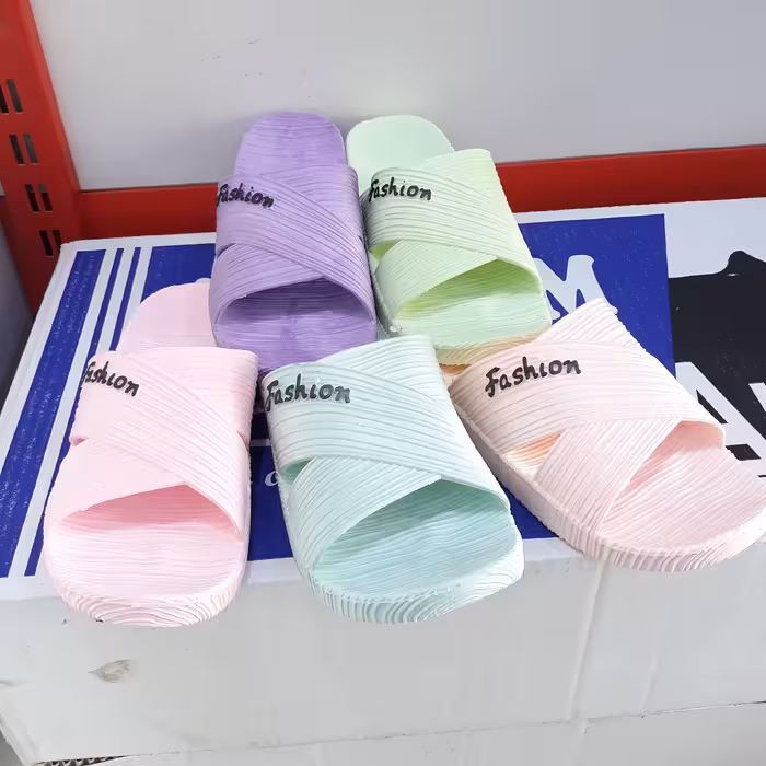 دمپایی ژله ای بدون سر یالیز رفتن روی کاشی وسرامیک مناسب داخل منزل وسرویس بهداشتی وحمام