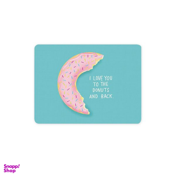 ماوس پد ترمه طراحان ایده مدل عشق دوناتی کد CFP1461