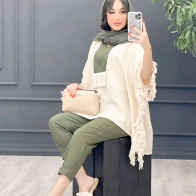 ست مانتو شلوار لنین 613