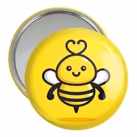 آینه جیبی خندالو مدل حیوانات بامزه زنبور کد 28203