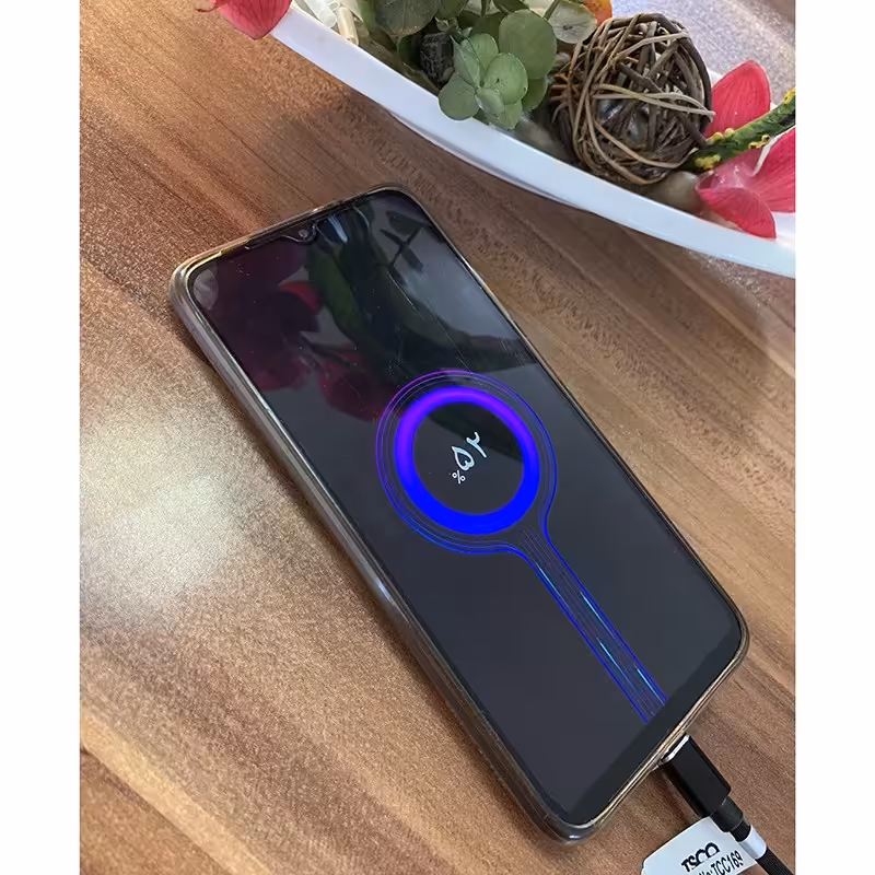 کابل شارژ  تایپ سی USB به USB-C تسکو مدل TCC 169 (شارژر فست مناسب تمام گوشی و تبلت های سامسونگ و شیائومی)1 سال گارانتی