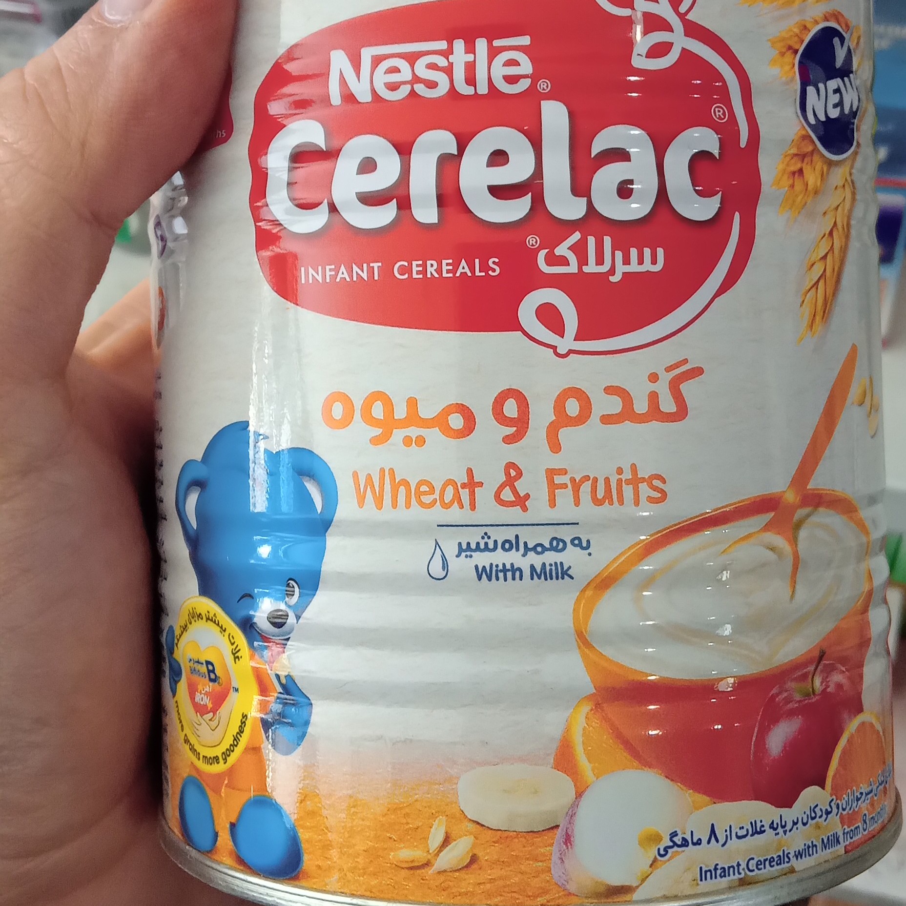 سرلاک گندم و میوه