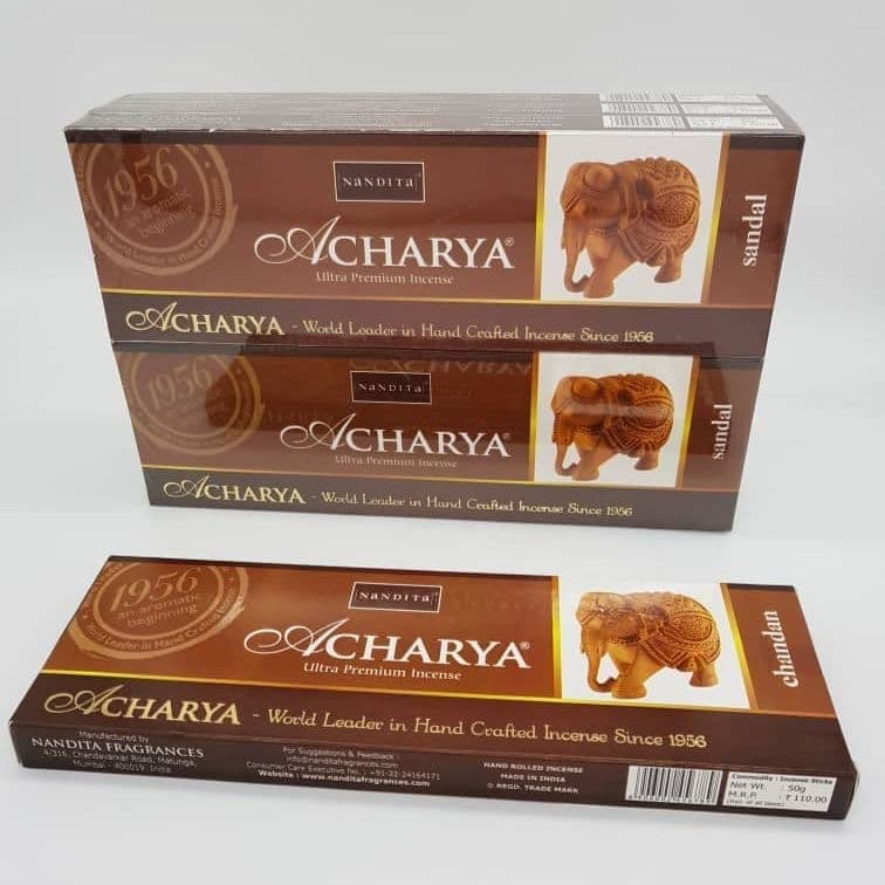 عود دست ساز صندل قرمز آچاریا 50 گرمی